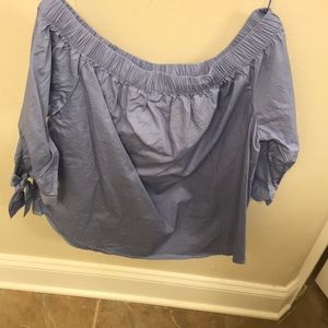 Off the shoulder blouse